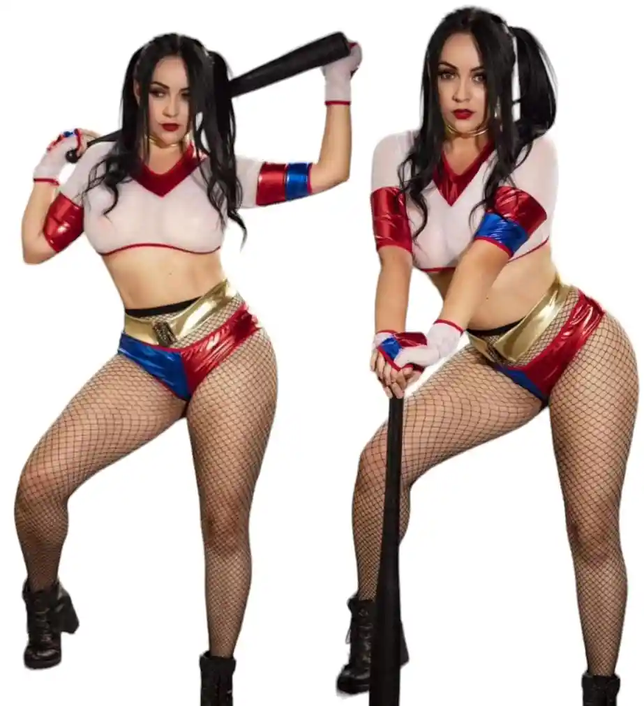 Disfraz Sexy De Harley Queen Sexy Lencería Disfraces Eróticos