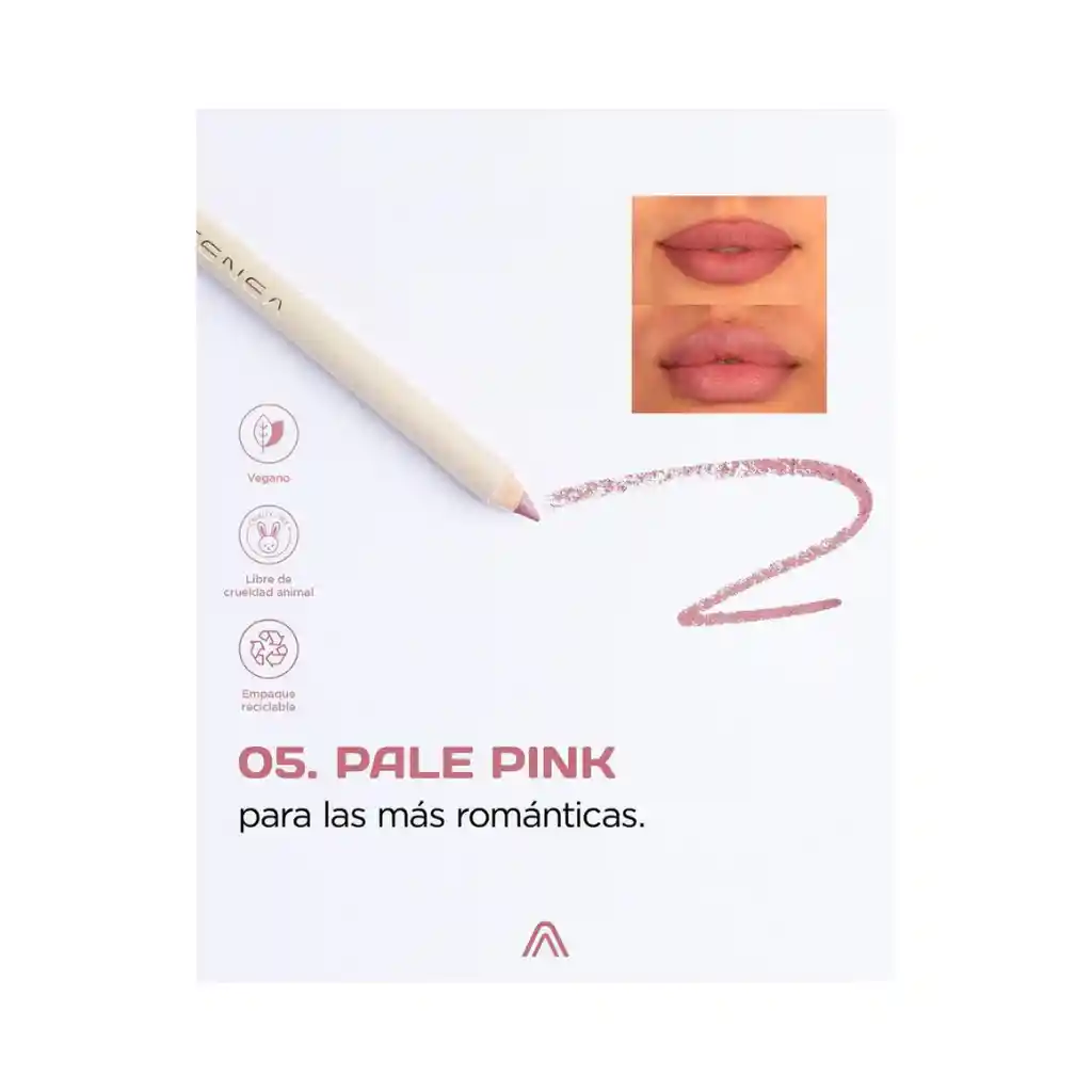 Lápiz Delineador Atenea - Pale Pink