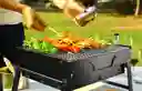 Parrilla De Carbon Portatil Acero Inoxidable Fk15-80