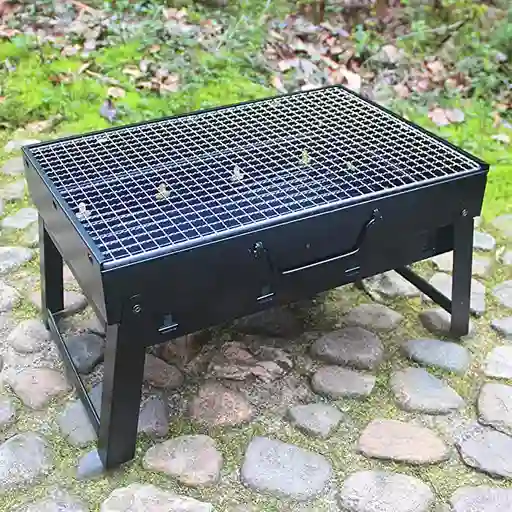 Parrilla De Carbon Portatil Acero Inoxidable Fk15-80