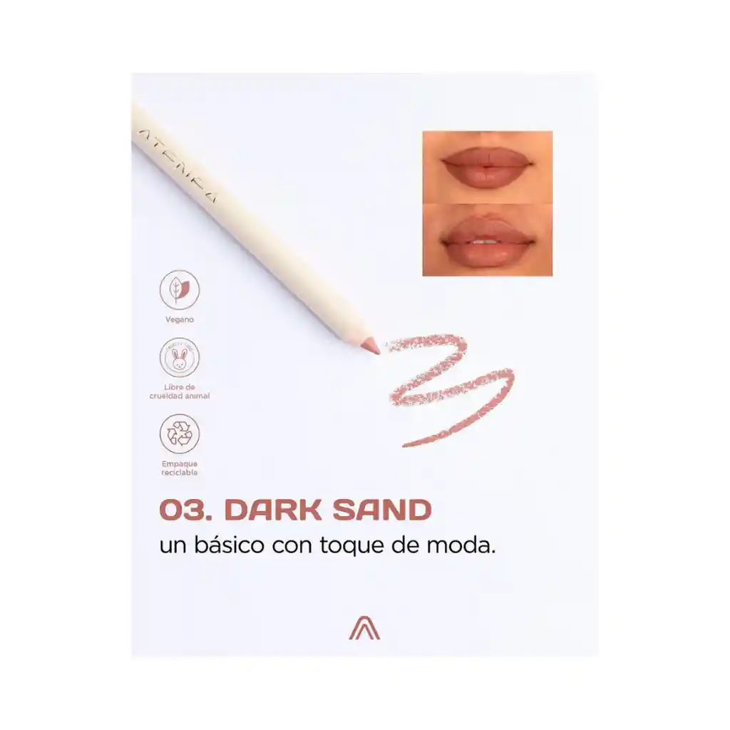 Lápiz Delineador Atenea - Dark Sand