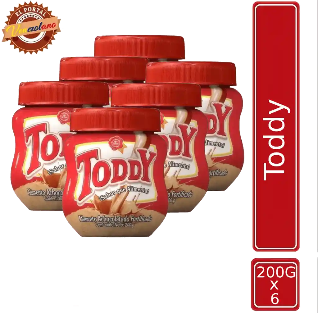 Toddy 200g Venezolano X 6