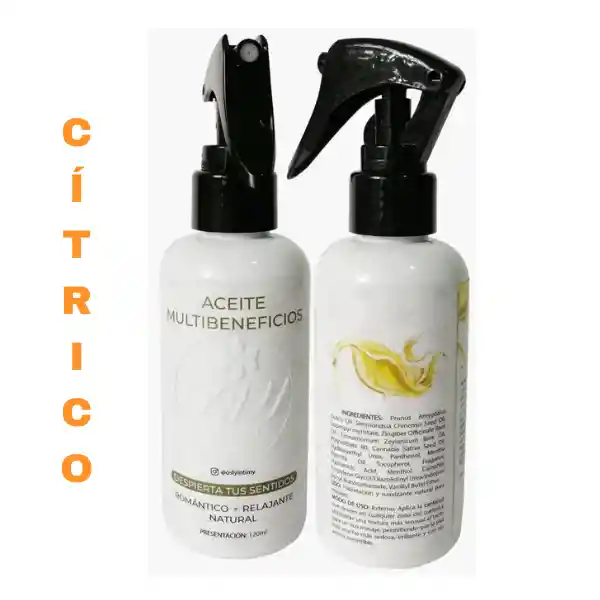 Aceite Para Masajes Cítrico X 120 Ml Osly Intimy