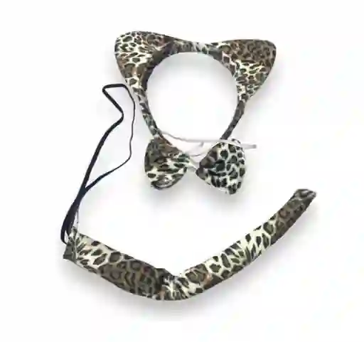 Kit De Gato / Leopardo Para Disfraz De Halloween