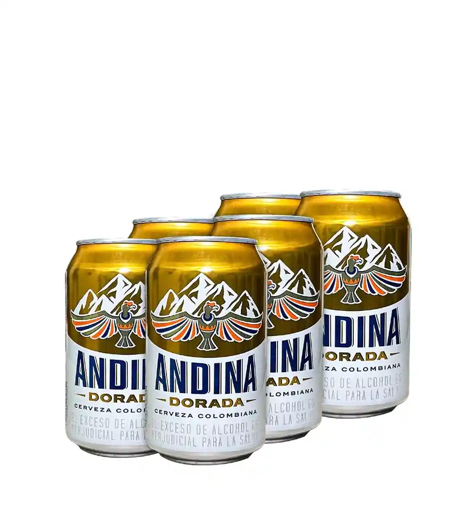 Andina Dorada 330ml X6 Lata