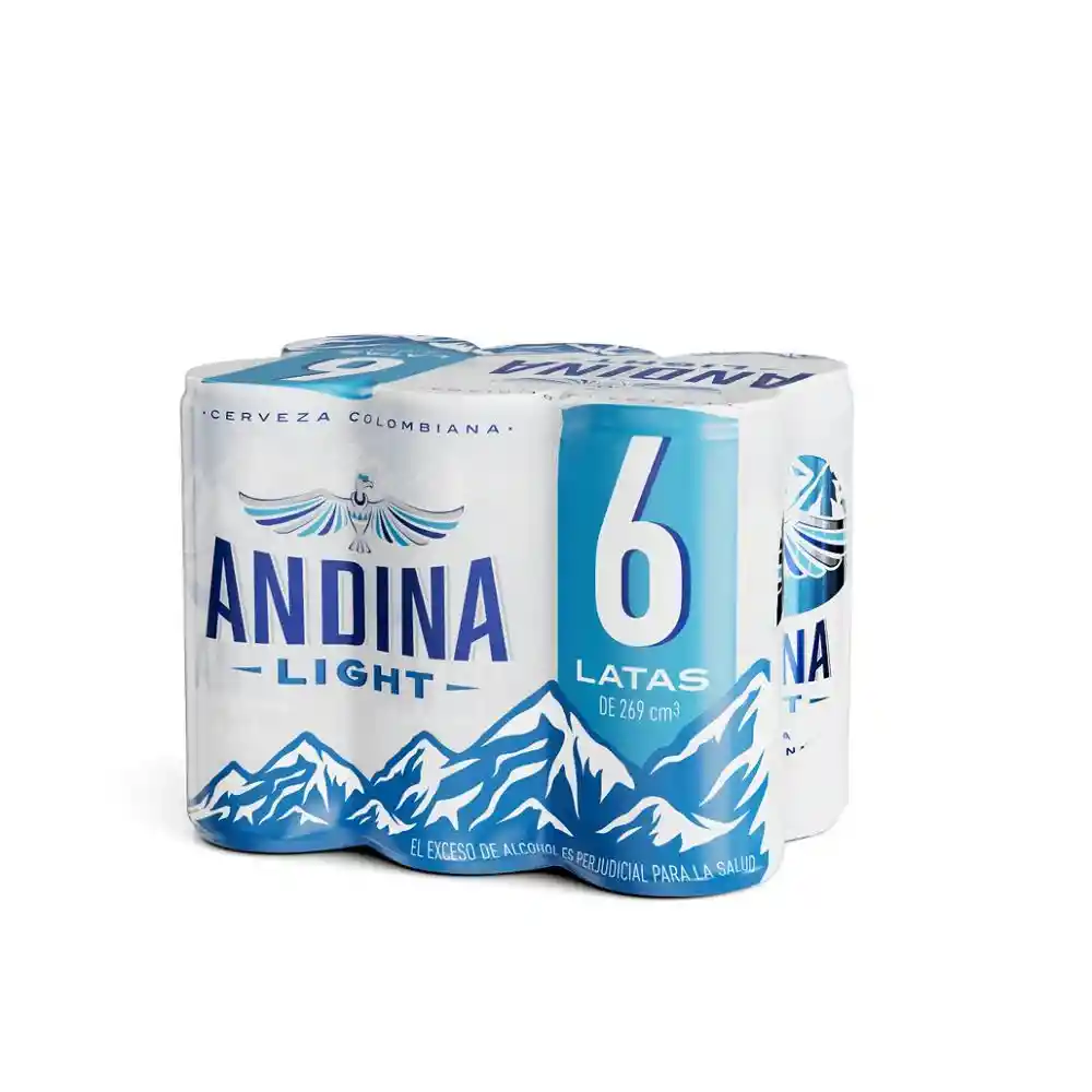 Andina Ligth 269ml X6 Lata