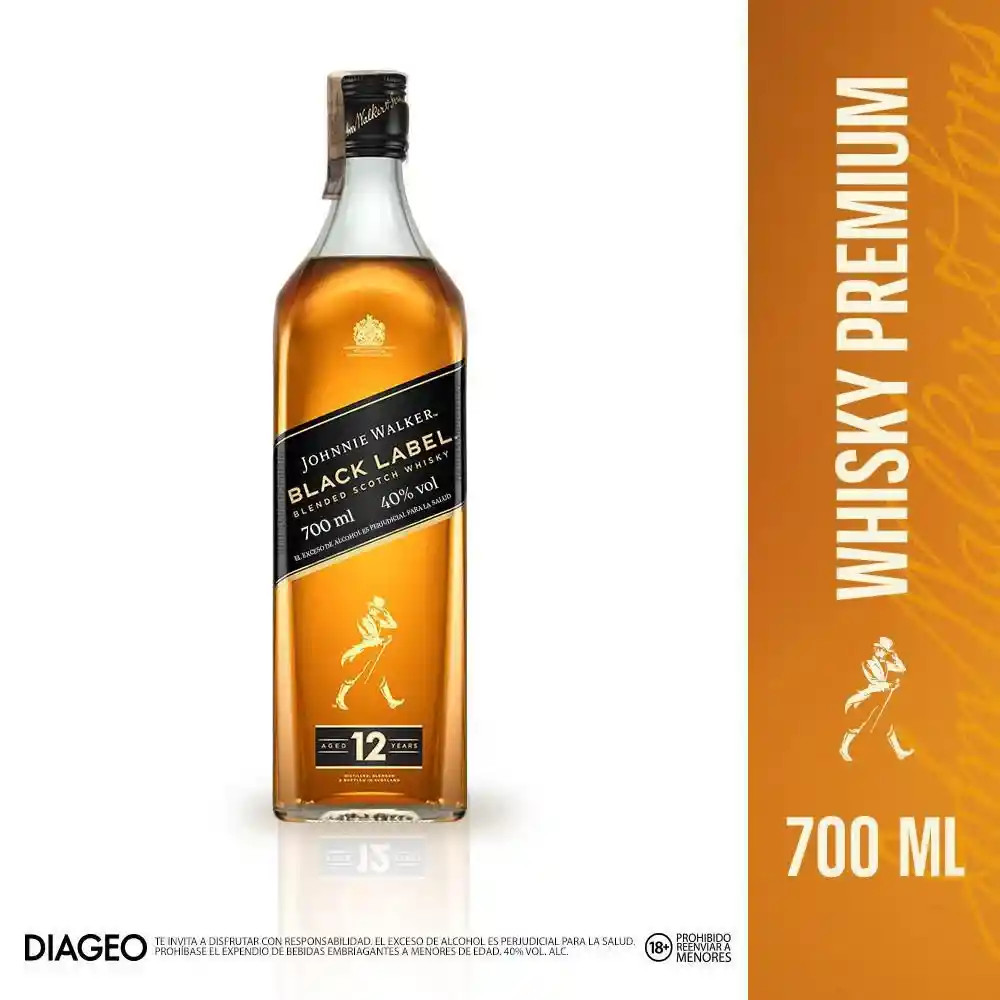 Whisky Black Label 700ml