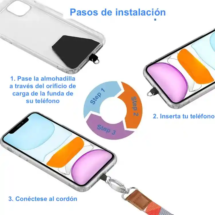 Cordon De Seguridad Por Celulares, Cell Phone Lanyard Security