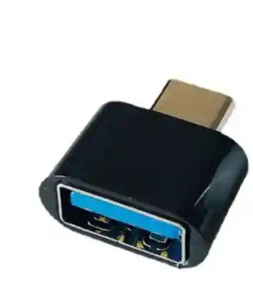 Convertidor Otg Macho A Hembra Tipo C A Usb Alta Velocidad Negro