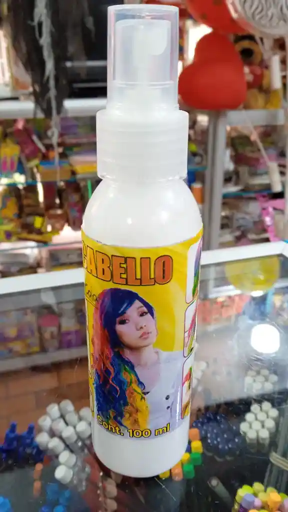 Laca Para Cabello Color Blanco Neón De 100 Ml