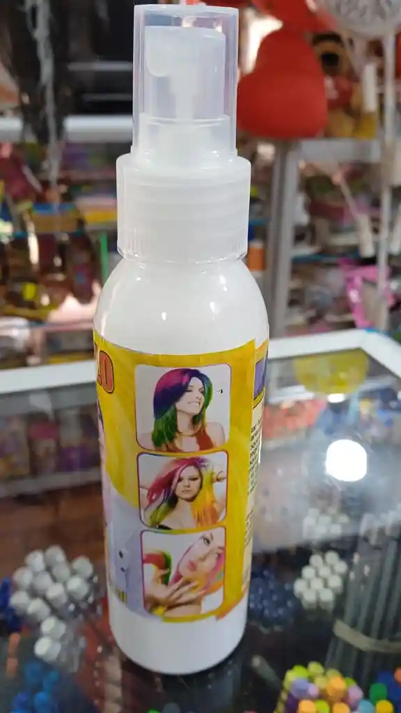 Laca Para Cabello Color Blanco Neón De 100 Ml