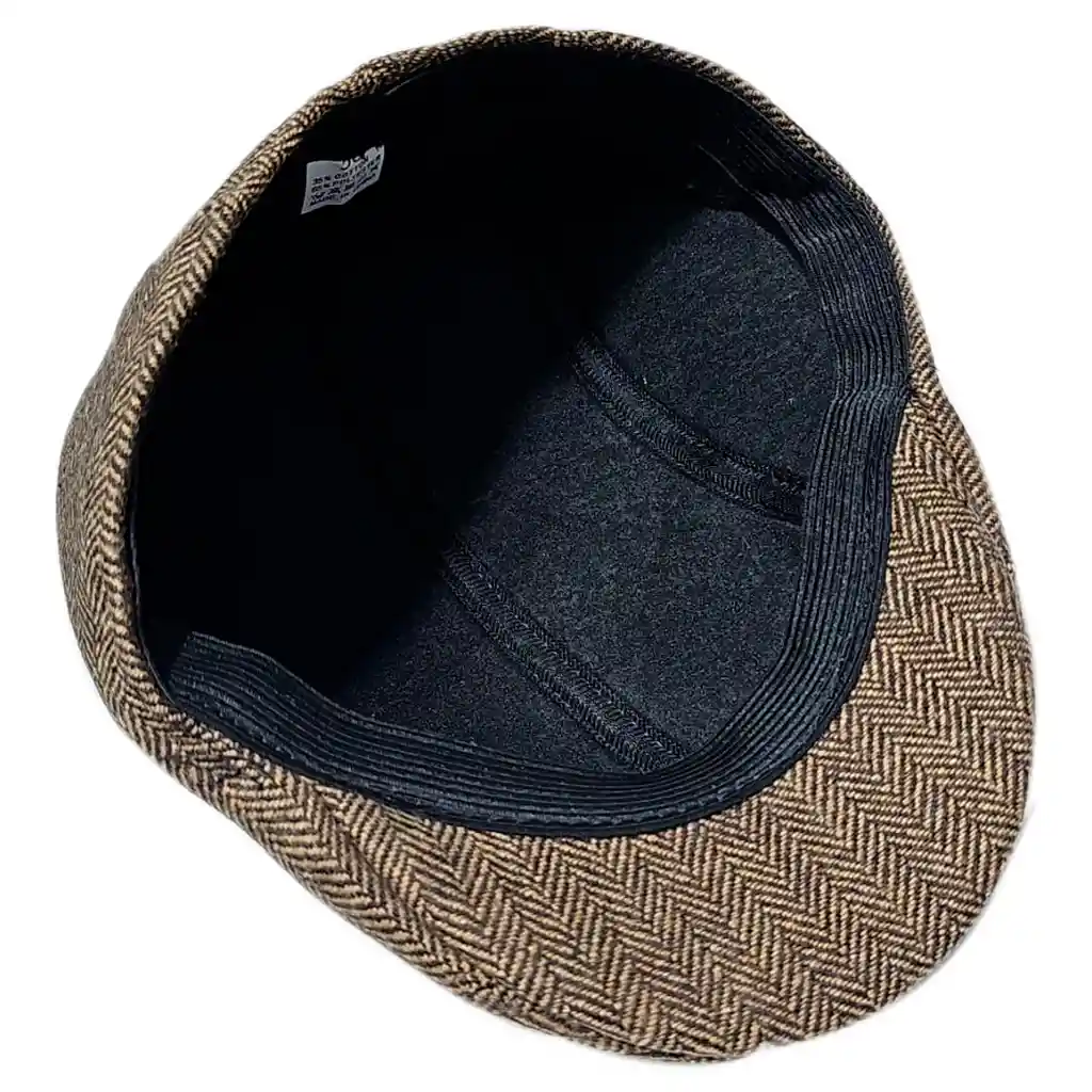 Boina Inglesa Paño Unisex Sol Moda Gorro Sombrero Cafe