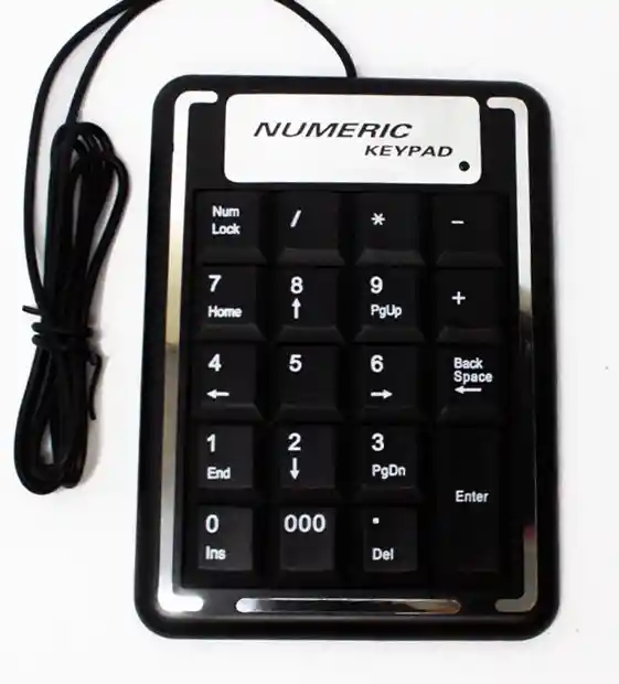 Teclado Alambrico Numerico