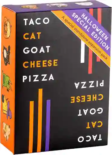Cartas Taco Cat Goat Cheese Pizza Edición Halloween