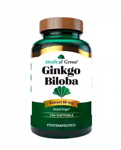 Ginkgo Biloba Medical Green 100 Caps