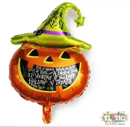 Halloween Globo Metalizado Grande Calabaza