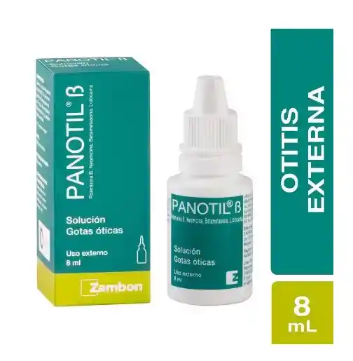 Panotil Beta Gotas 8 Ml Solucion Oticas