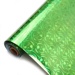 Papel Holografico Metalizado Verde
