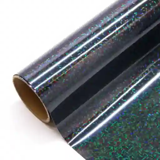 Papel Holografico Metalizado Negro