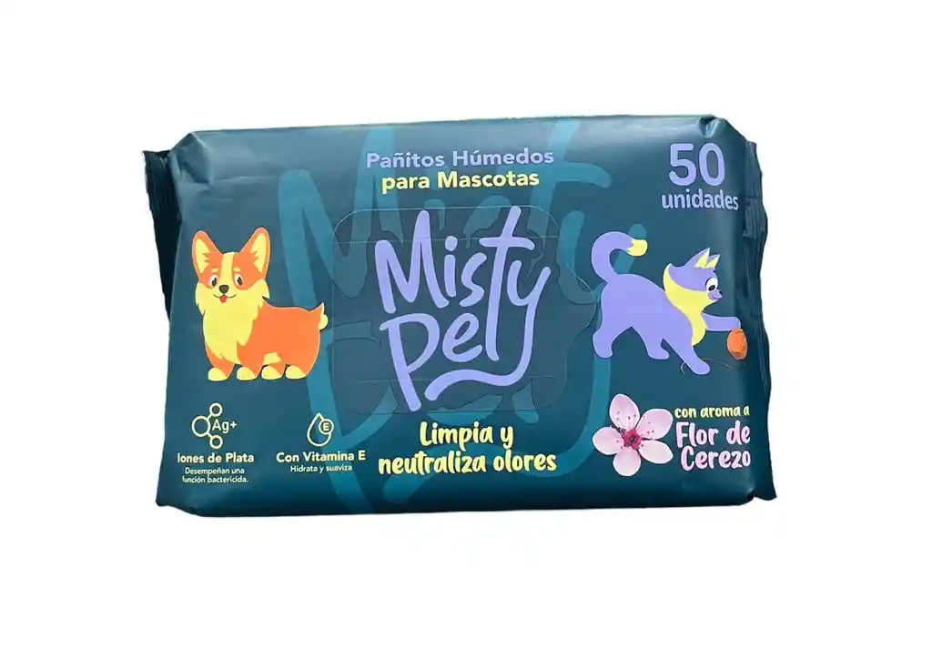 Misty Pet Pañitos Humedos X 50