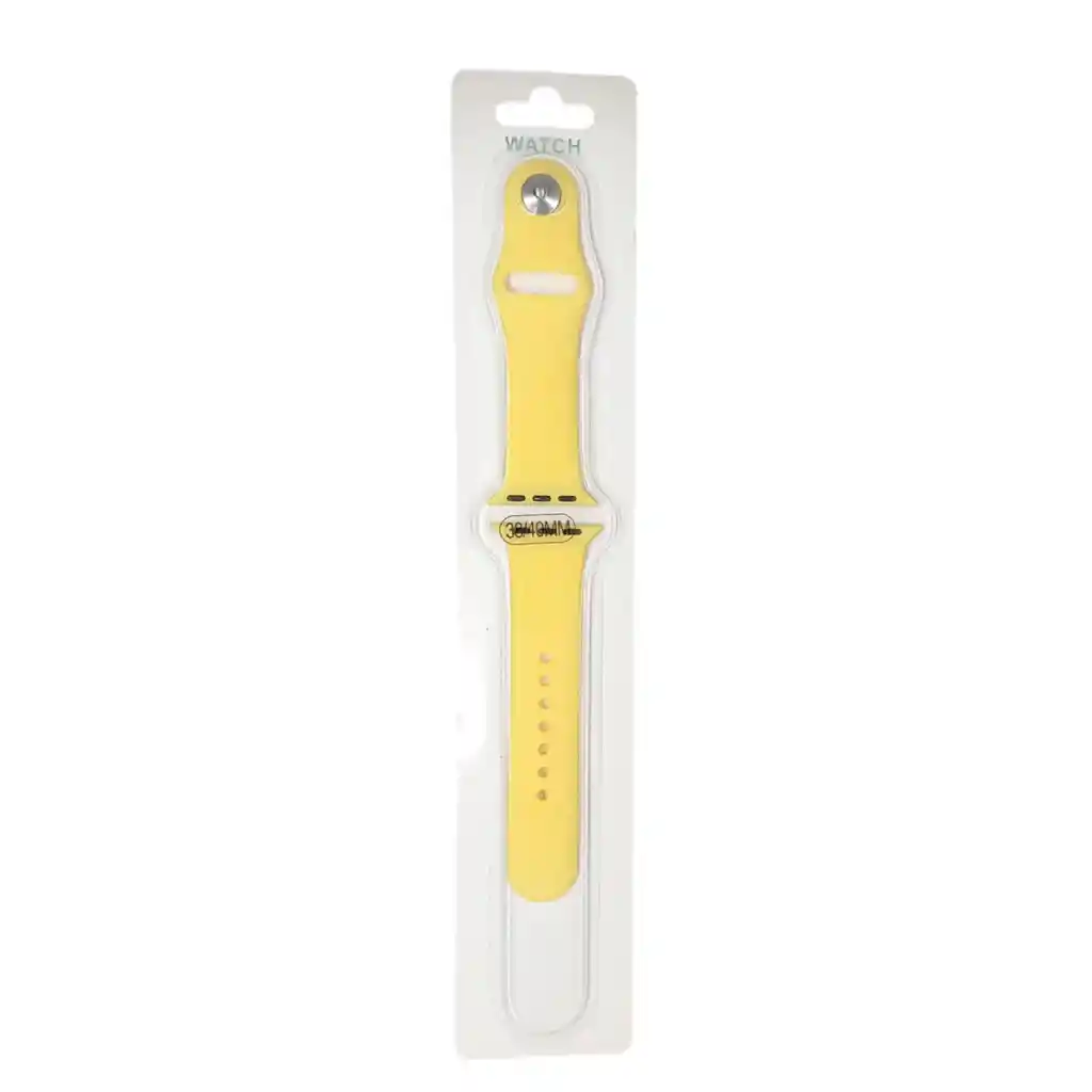 Pulso Correa Silicona Iphone Smartwatch Amarillo Talla 38 Mm/40 Mm