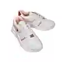 Zapato Dama Calzado Mujer Tenis Casual Karla Chacon Isamar Blanco/35