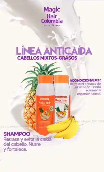 Shampoo Anticaida Del Cabello Natural Sin Sal |magic Hair