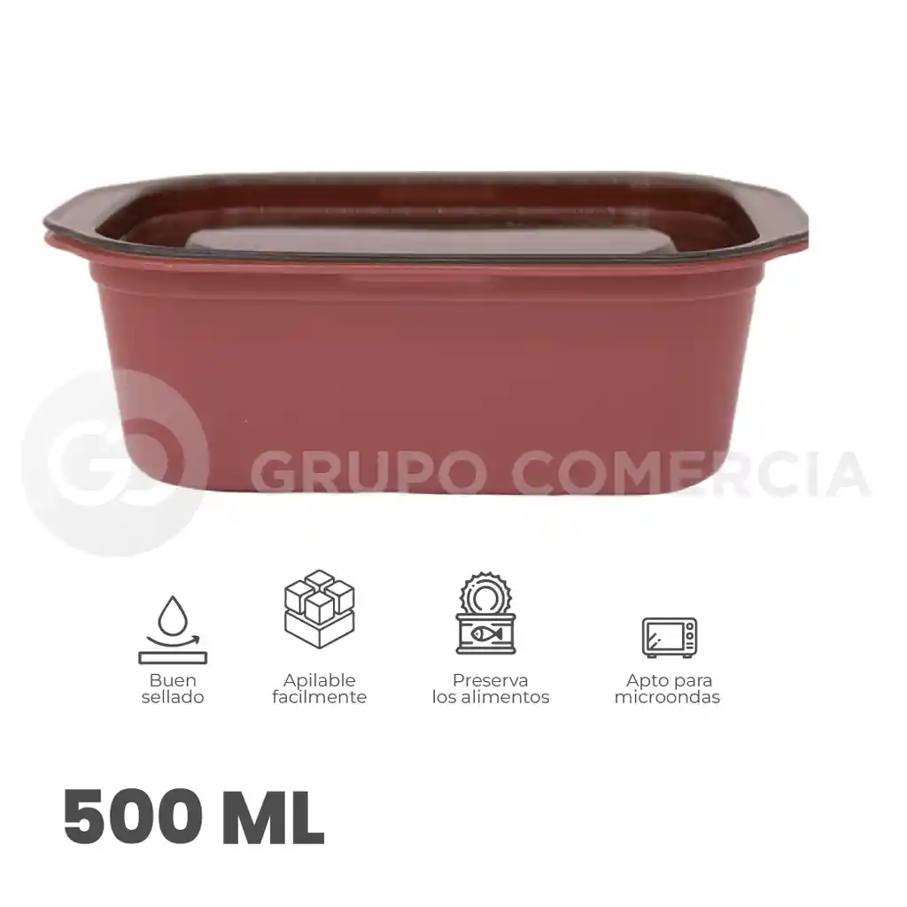 Set De Recipientes X3 Unidades Con Tapa Libre De Bpa Bowls