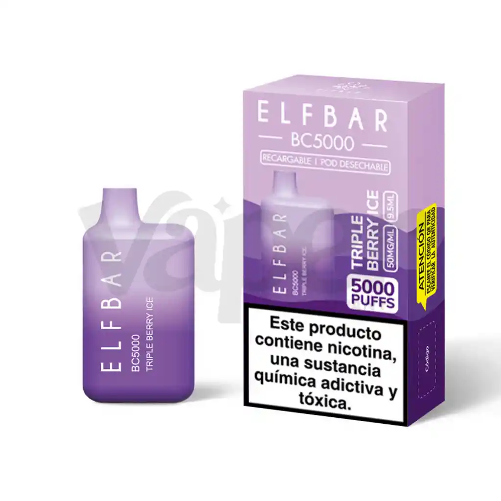 Vape Elfbar Triple Berry Ice 5000 Puffs