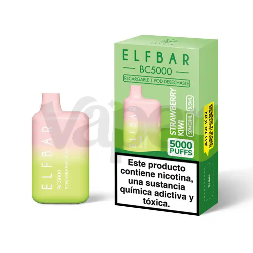 Vape Elf Bar Strawberry Kiwi 5000puffs