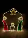 Figura Navideña Pesebre Pequeño Manguera Led