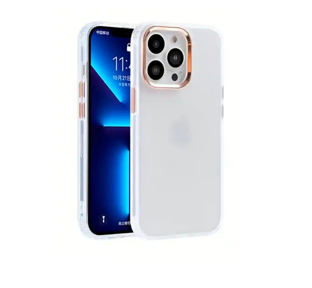 Case, Estuche ,forro Mate Transparente Blanco