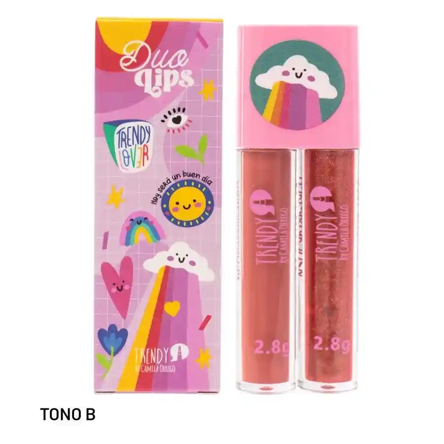 Trendy Gloss Duo Lips Tono B