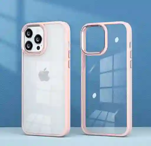 Case, Estuche ,forro Acrilico Templado Rosado