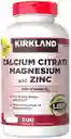 Kirkland Calcio Magnesio Zinc Vitamina D3 - 500 Tabletas