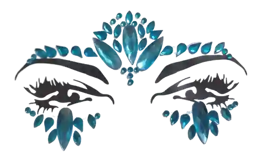 Gemas De Diamantes Azul Hallowen