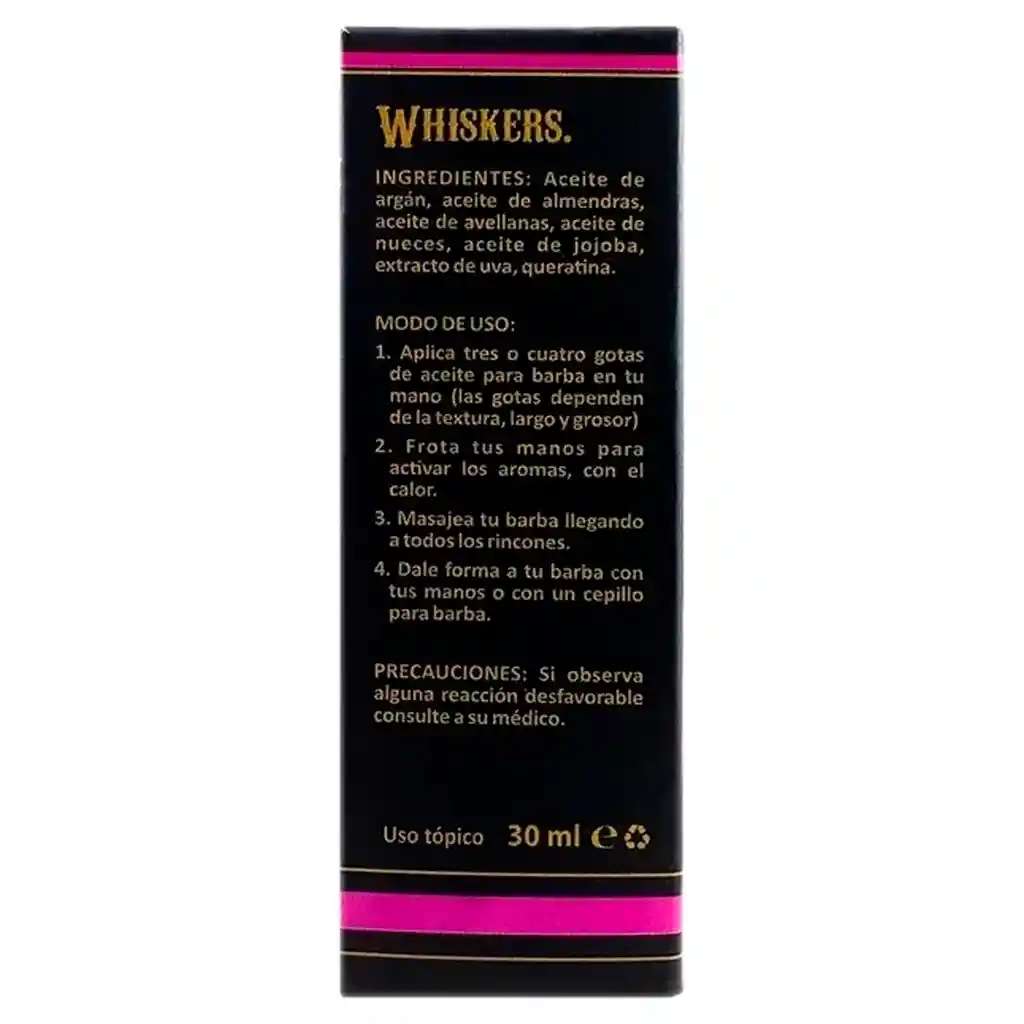 Aceite Para Barba Whiskers Uva