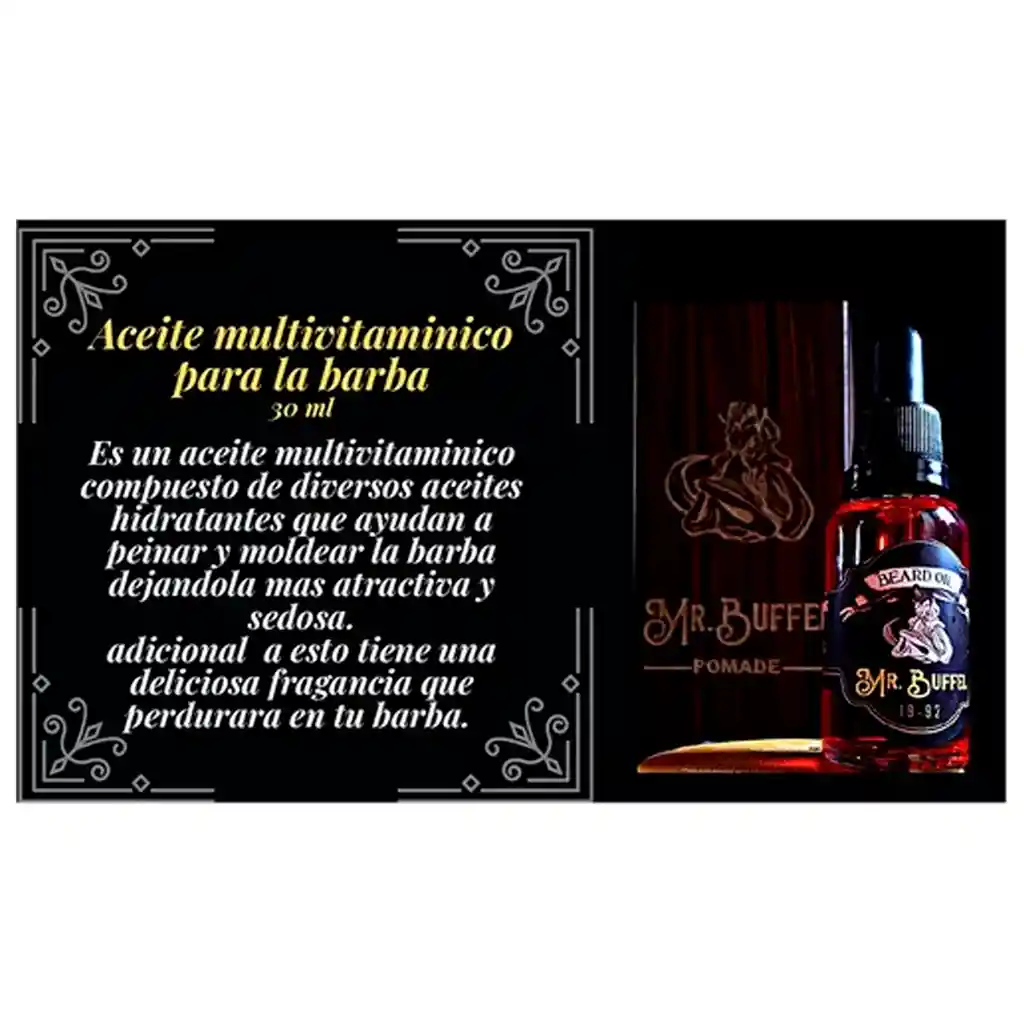 Aceite Barba Perfecta Mr Buffel