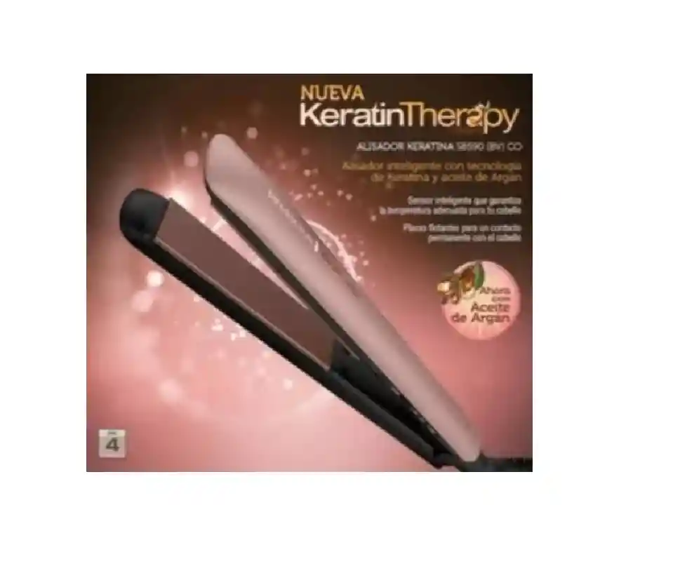 Plancha De Cabello Remington Keratina Y Argan