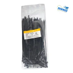 Amarre Negro/ Correas De Nailon Auto Bloqueantes 15cm X 100