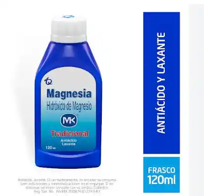 (magnesia) Hidroxido De Magnesio X 120 Ml Mk