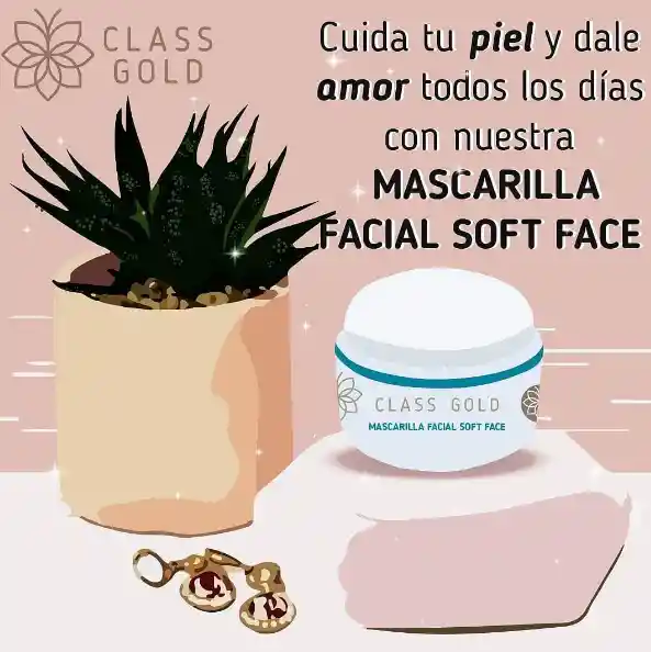 Mascarilla Facial Soft Face | Class Gold