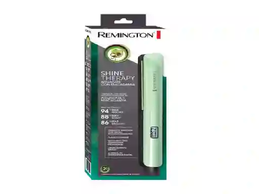 Plancha Alisadora Remington Shine Therapy Aguacate