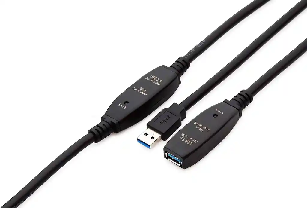 Cable Extensor Usb 3.0 Alimentacion V8 2 Chipset | 15 Metros