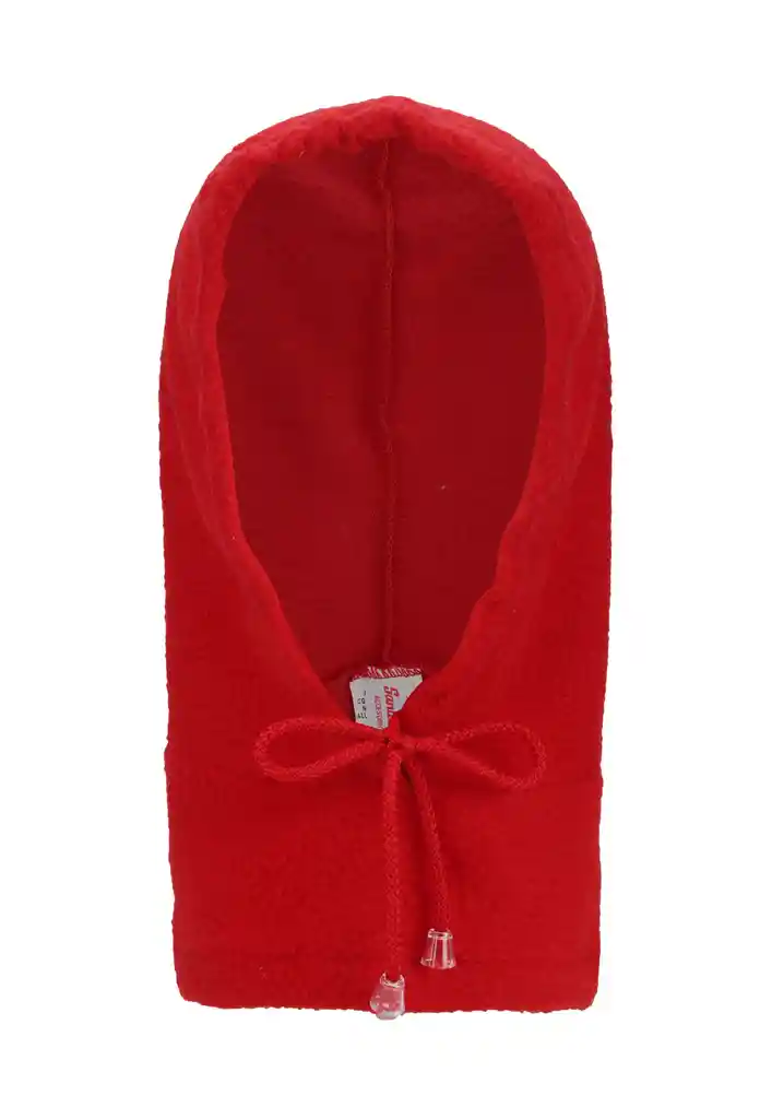 Pasamontañas Abierto Térmico Unisex Santana Rojo