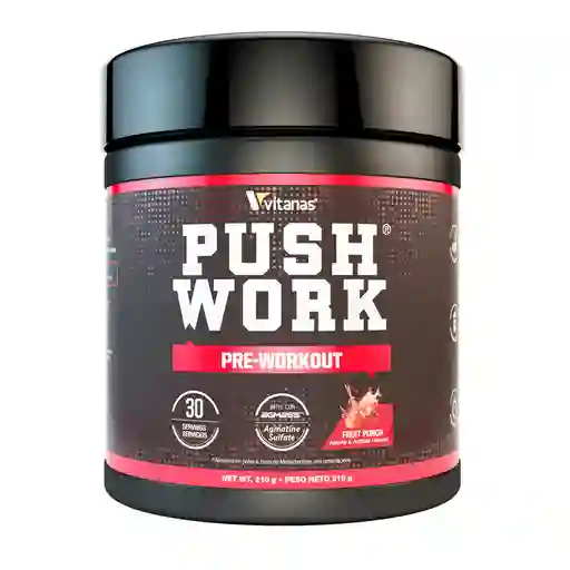 Push Work (210g/30 Servicios) Fruit Punch