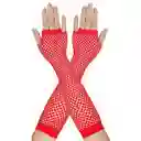 Guantes Rojo De Malla Lenceria Sexy