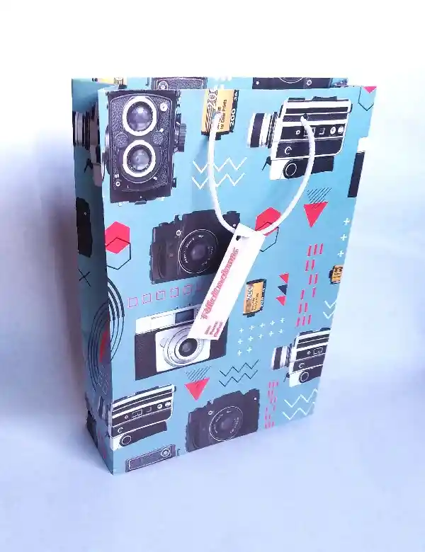 Bolsa Regalo Hombre Mediana Economica 25x16x6cm