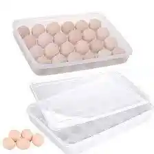 Organizador Huevos Capacidad 24 Con Tapa