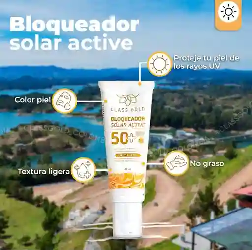 Bloqueador Solar 50+ Spf Color Piel | Class Gold